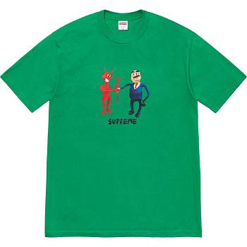 Camiseta Supreme Business Tee Verde | Supreme 417GL